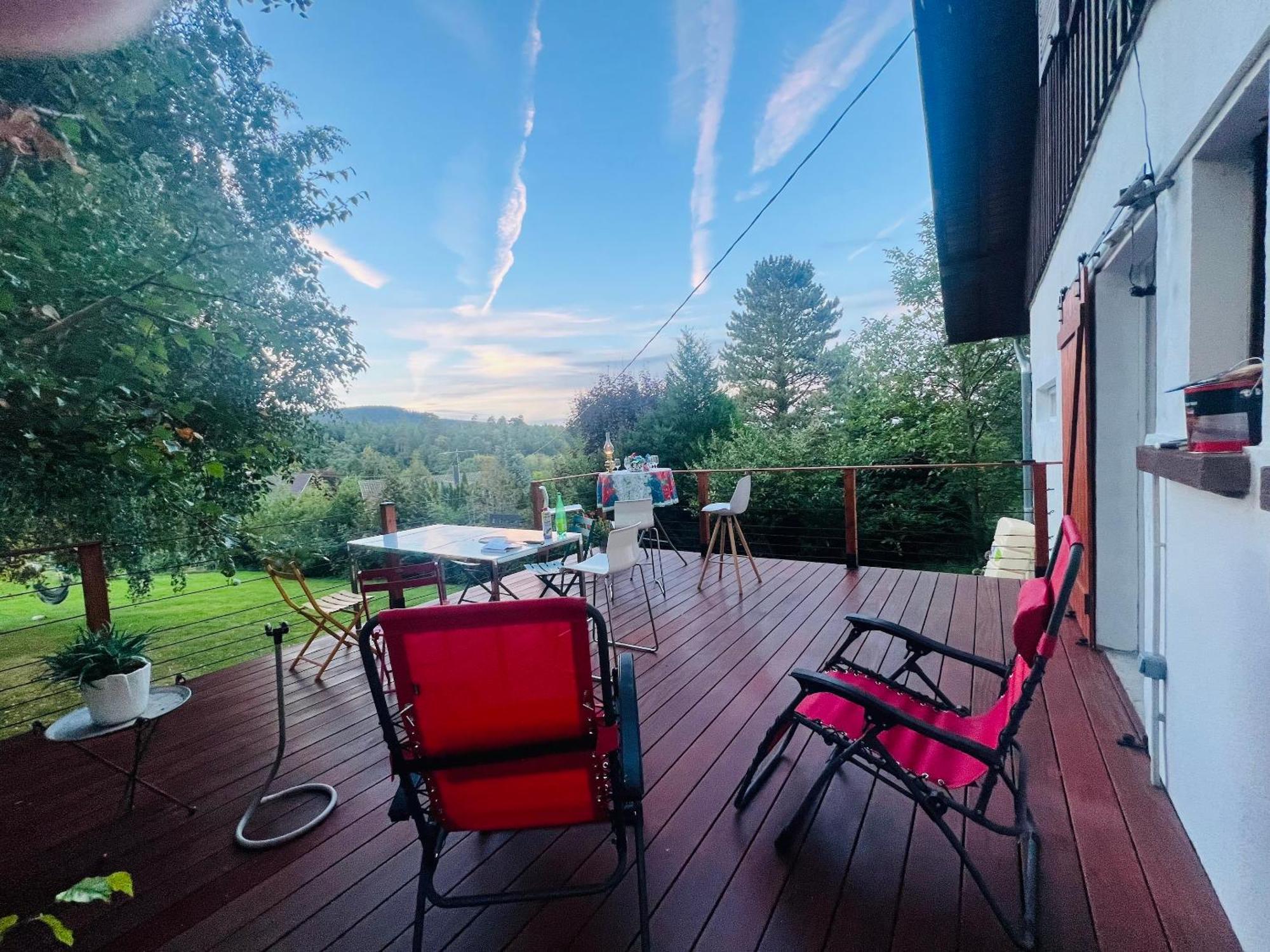 Chalet Spacieux A Wangenbourg-Engenthal Avec Vue Panoramique Exterior photo